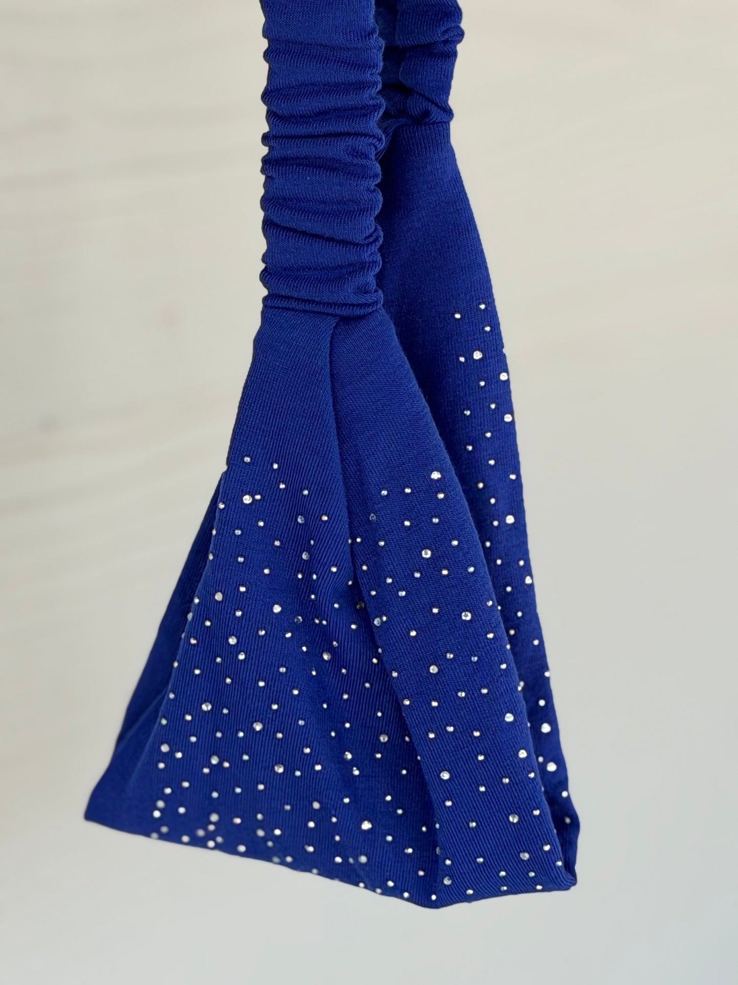 Stretchy Bling Headband- Royal blue