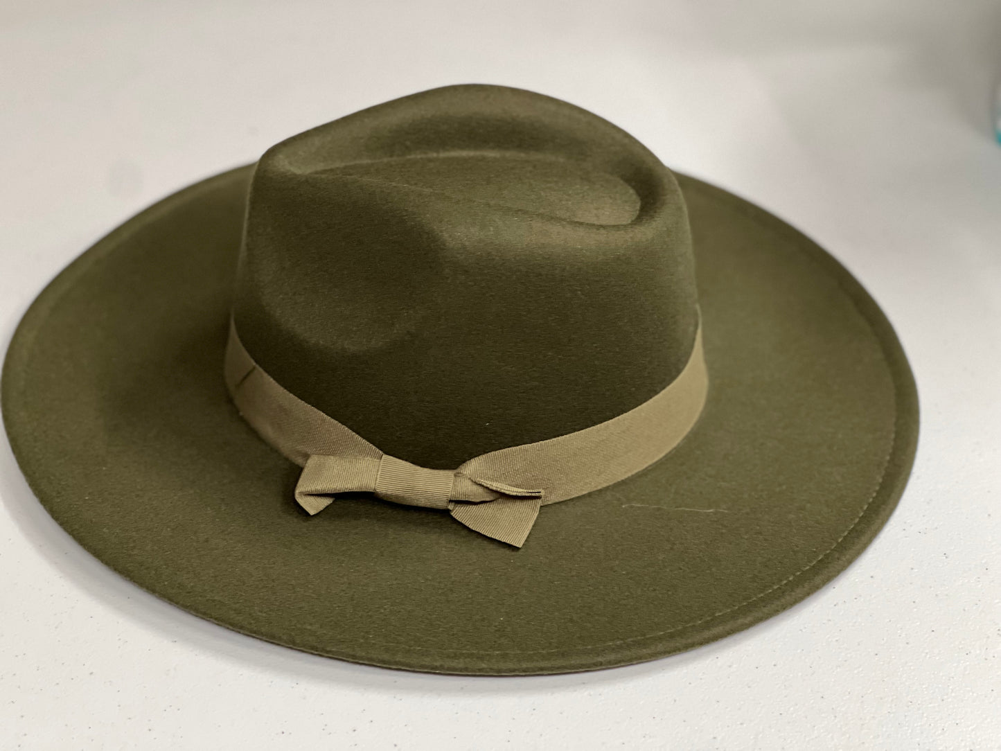 Dolly Rancher Wide Brim Felt Hat with Ribbon