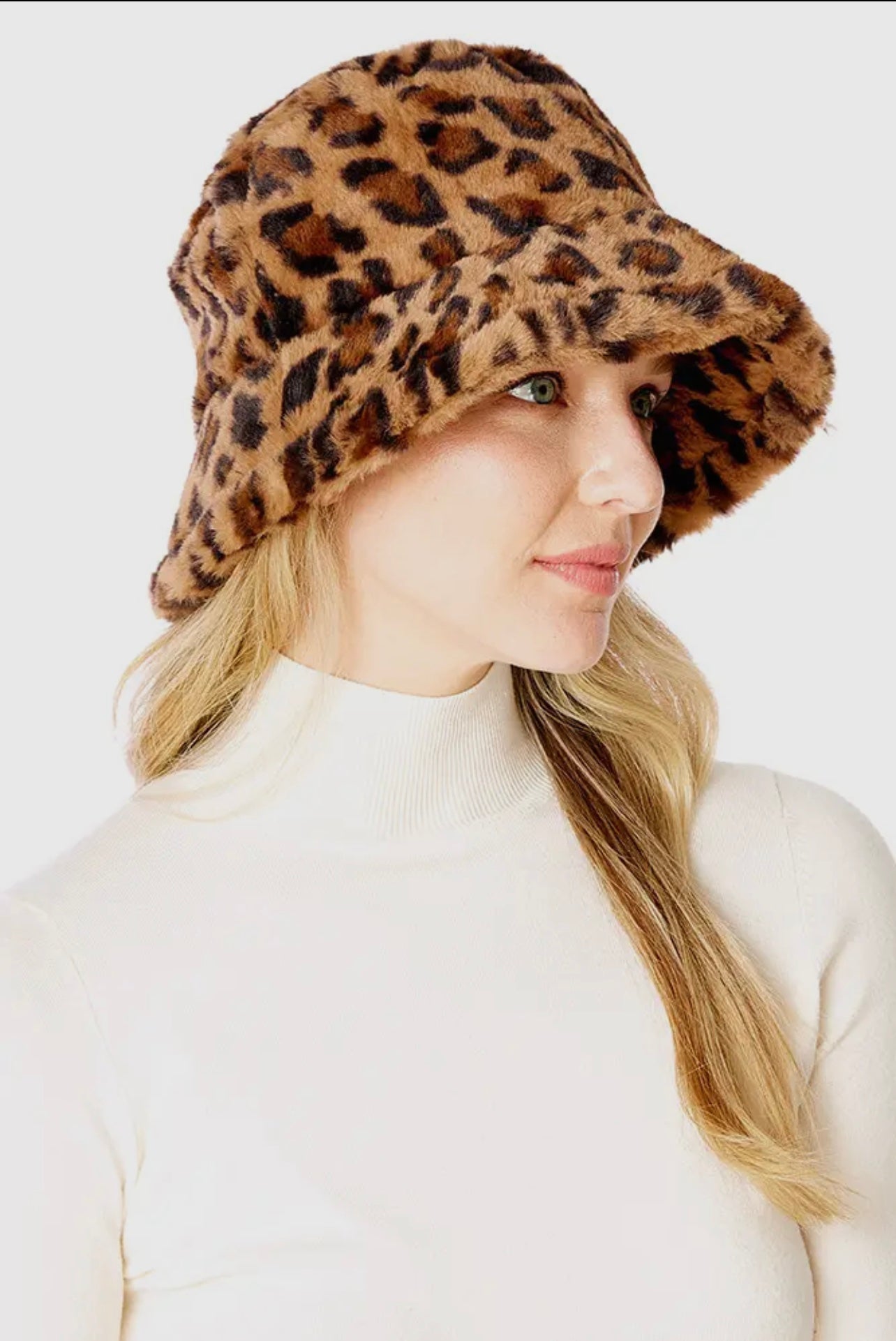 Leopard Faux Fur Hat