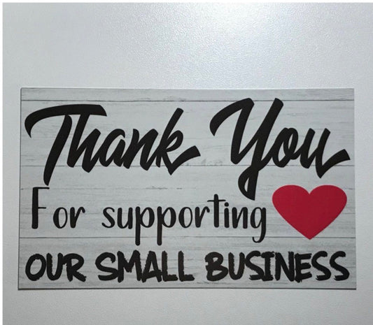 Thank you for supporting small business Saturday