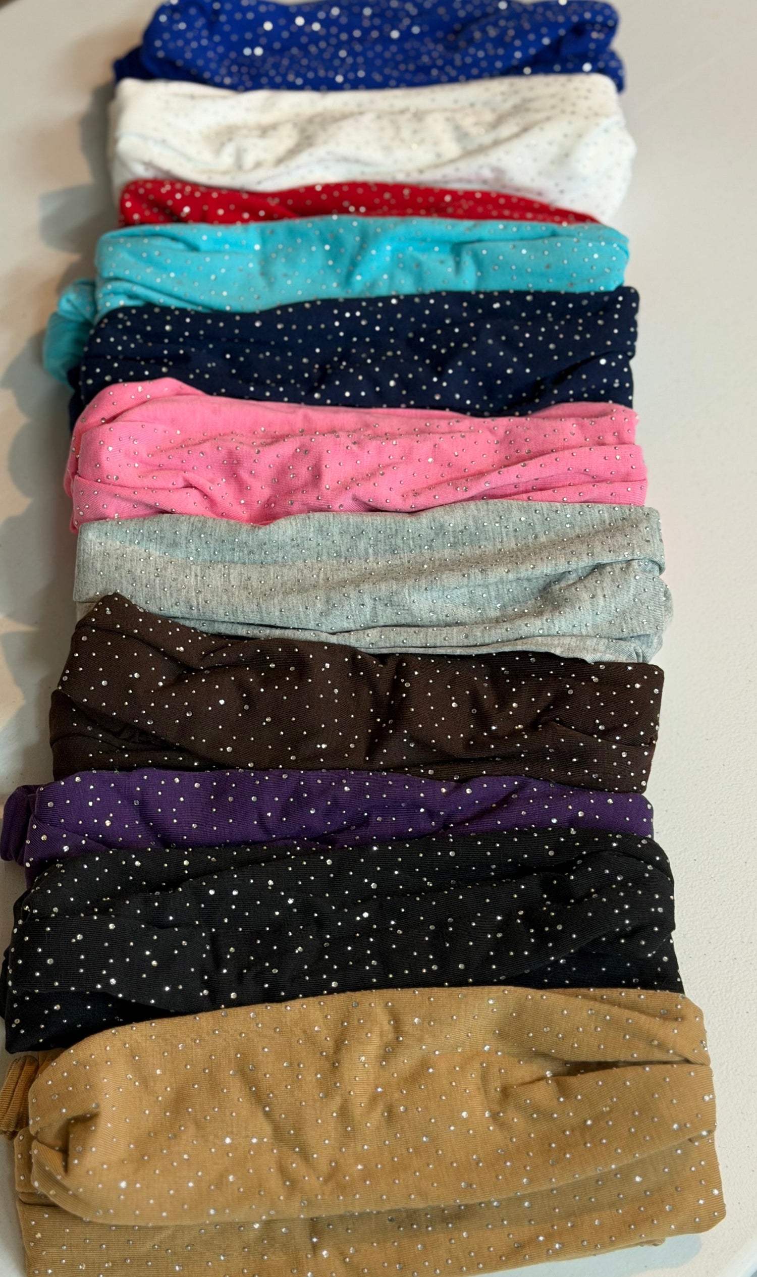 Stretchy Bling Headbands in different colors