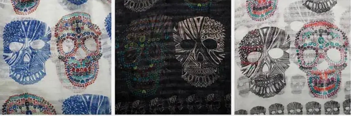 Sugar Skull Scarves