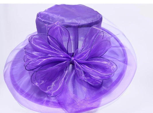 Purple Derby Hat