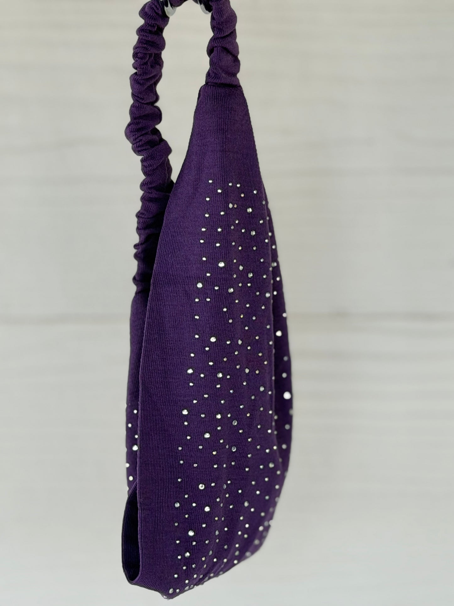 Stretchy Bling Headband- Purple