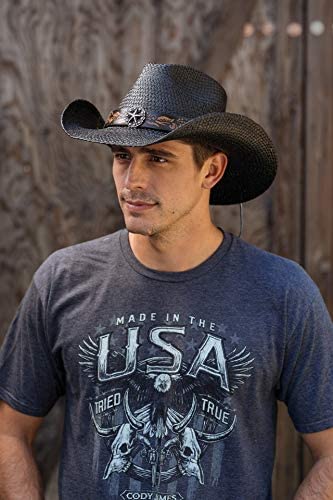 Roper - Mens Straw Palm Cowboy Hat by American Hat Makers
