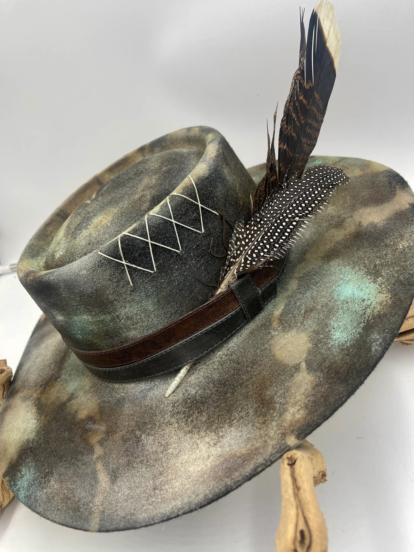 Bolero Hat - "Sky's The Limit" Distressed Hat