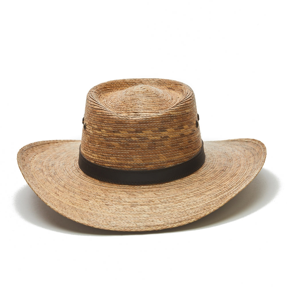 Wide Brim Straw Hat Mens - Palm Straw Hats Men - Toast - MX-770