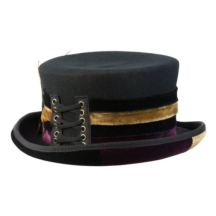 Steampunk Top Hat - Velvet Love Australian Wool